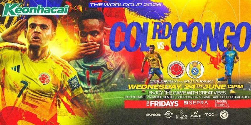 Đây là chương đầu tiên trong lịch sử đối đầu Colombia vs CHDC Congo