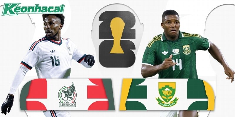 Mexico vs Nam Phi có phong độ trái ngược